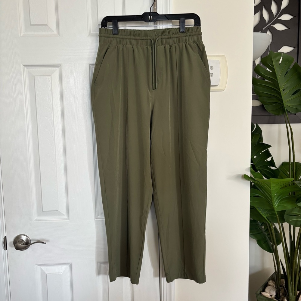 Olive Green Flowy Pants